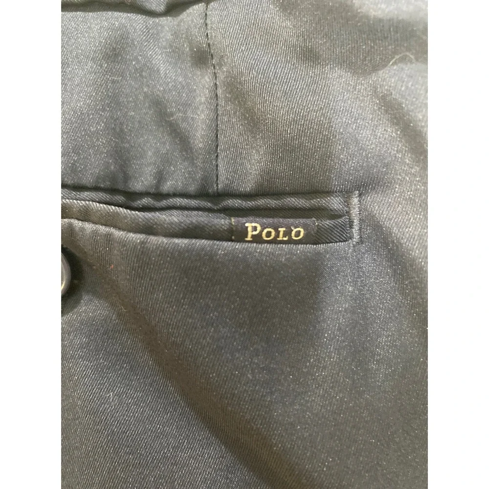 Polo Ralph Lauren Performance Mens Navy Blue Stretch Classic Fit Chinos 32x32